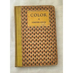 Color by Countee Cullen 1925 First Edition Harper Brothers Poetry Vintage Book